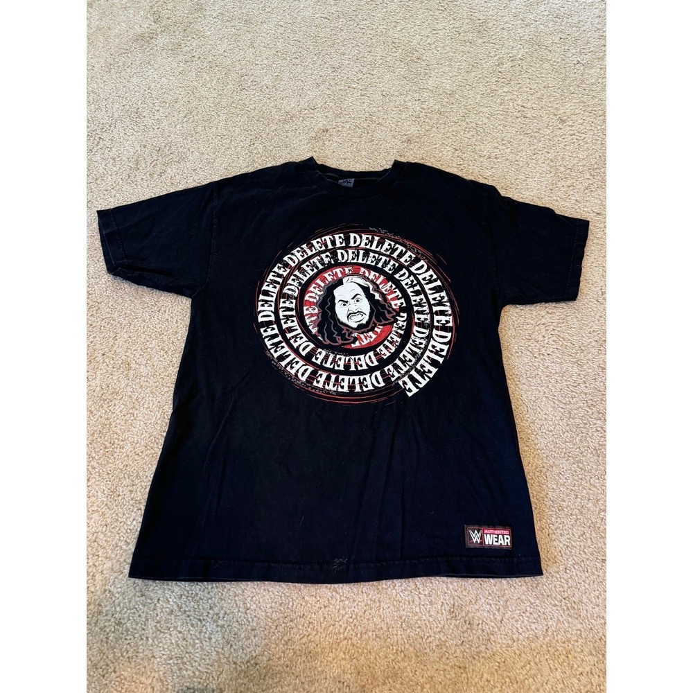 WWE Authentic Wear Wrestling Matt Hardy Woken Warrior Delete T-Shirt Size large